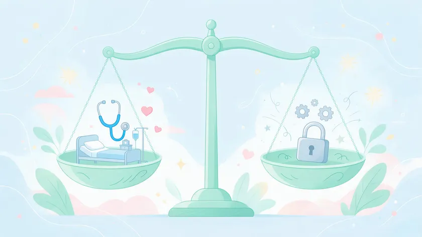 Balance scale illustration showing what a health care agent can decide under a medical power of attorney versus its limits.