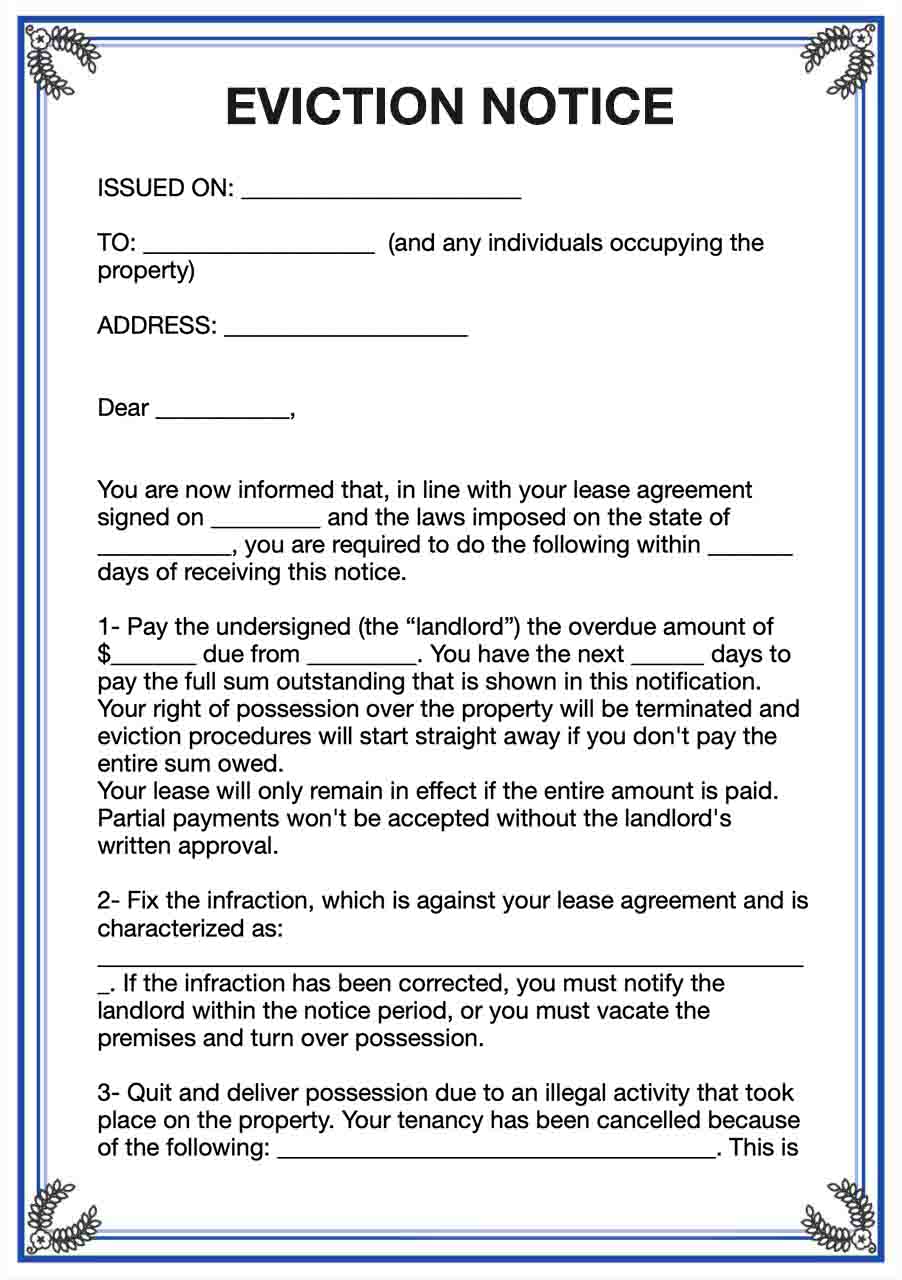 Documentify Generate Eviction Notice