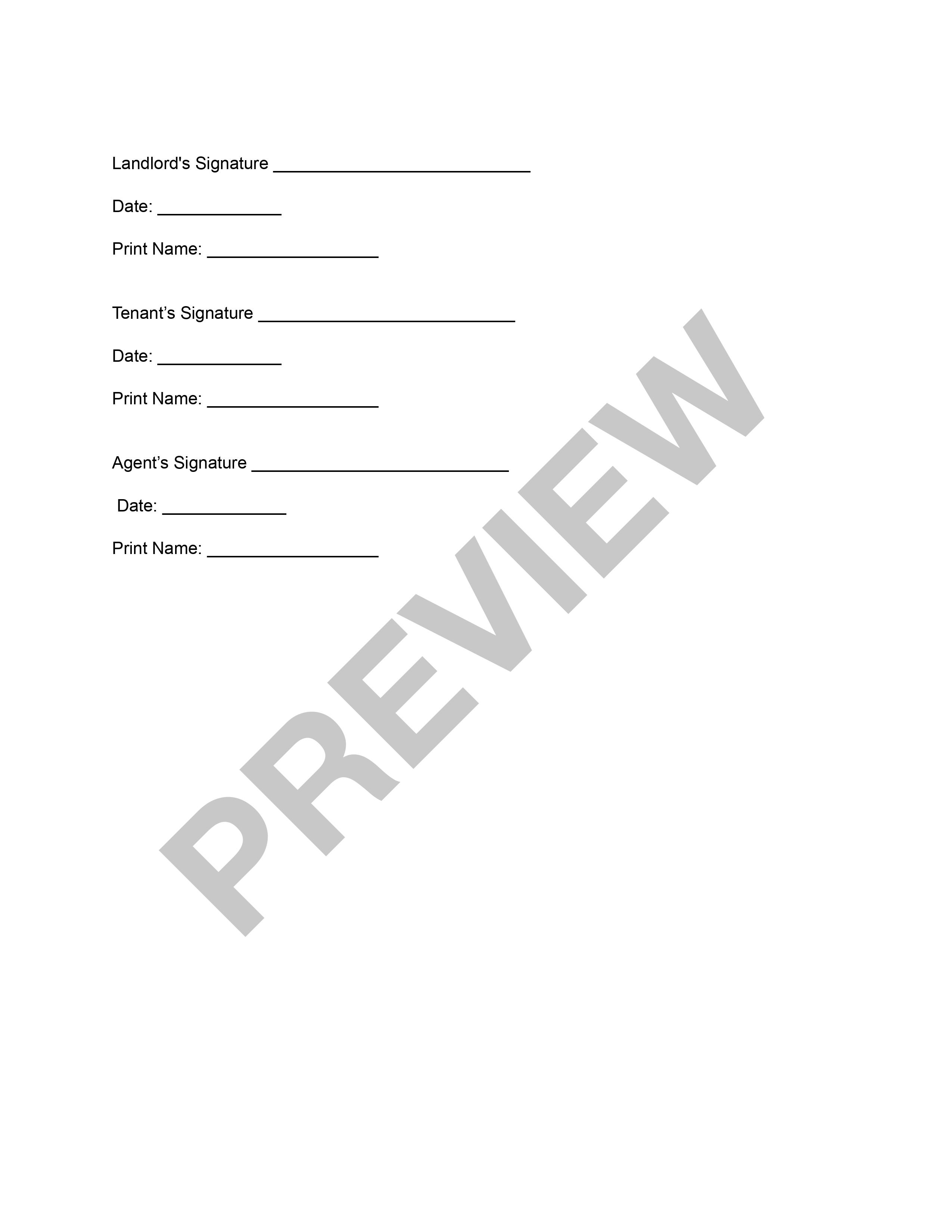 Preview Lease Agreement
